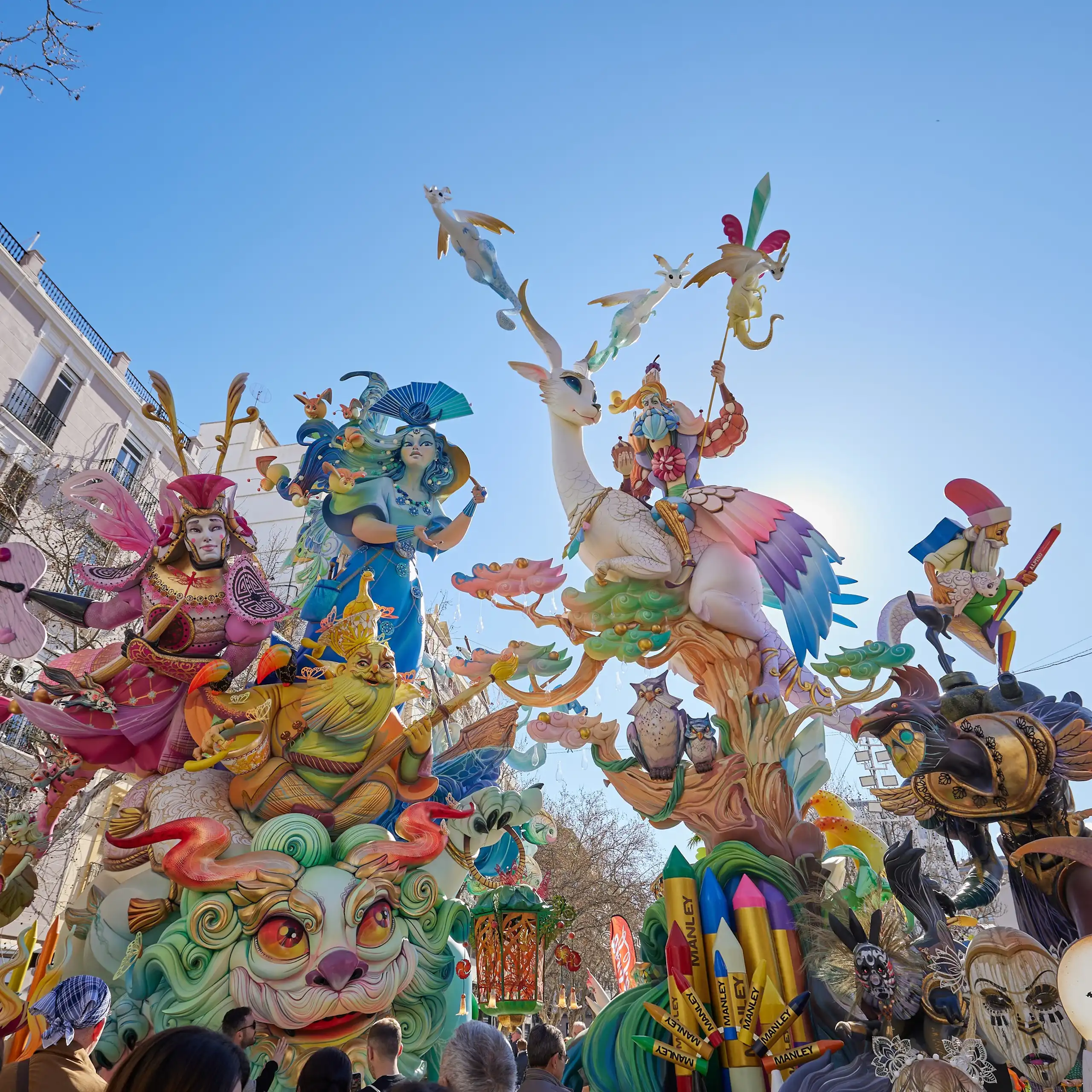 Imagen de las Fallas de Valencia en 2023.