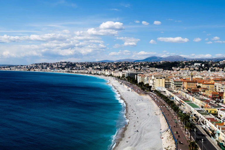 Vue de la baie de Nice