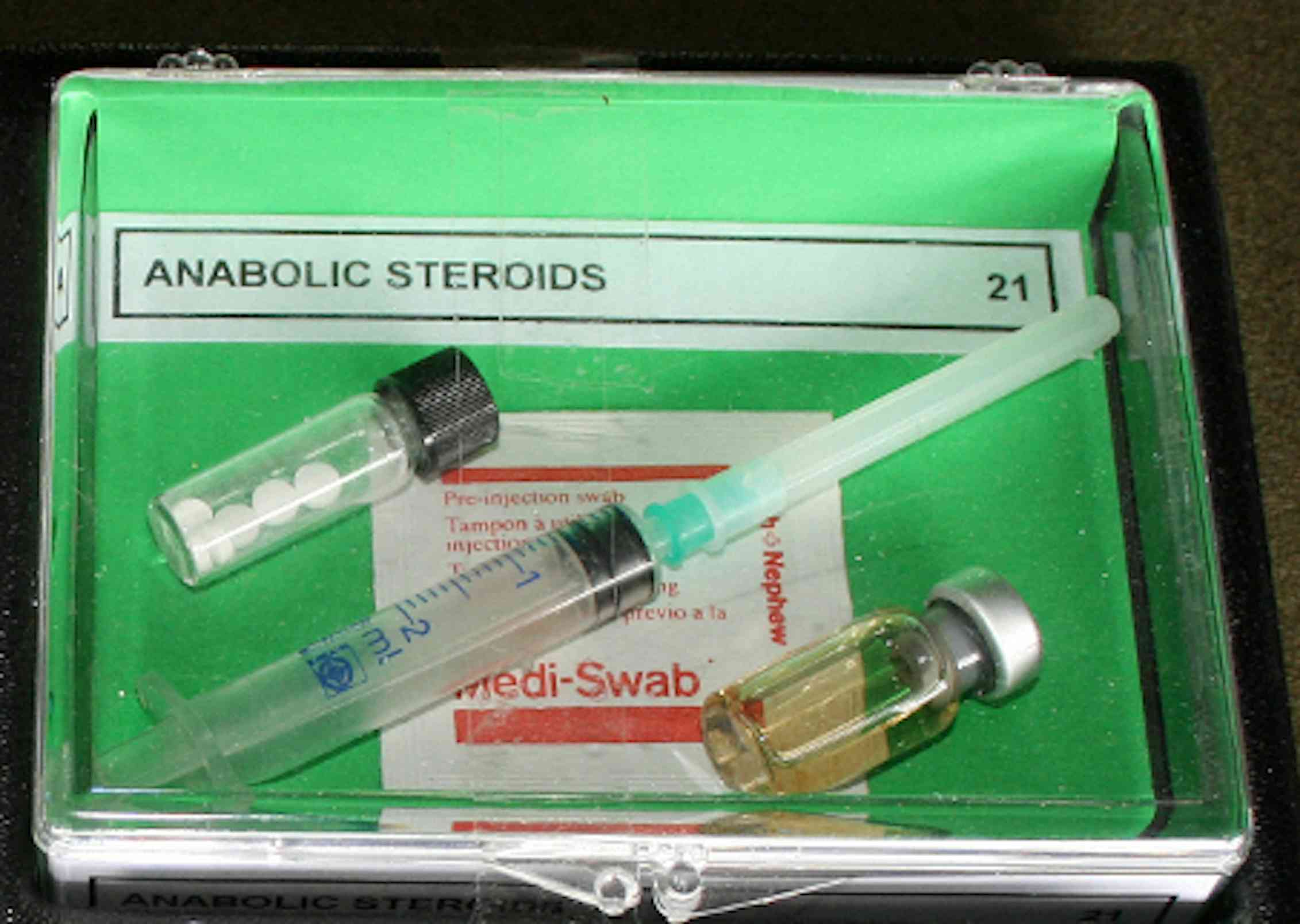 Using anabolic steroids harms your health and social image