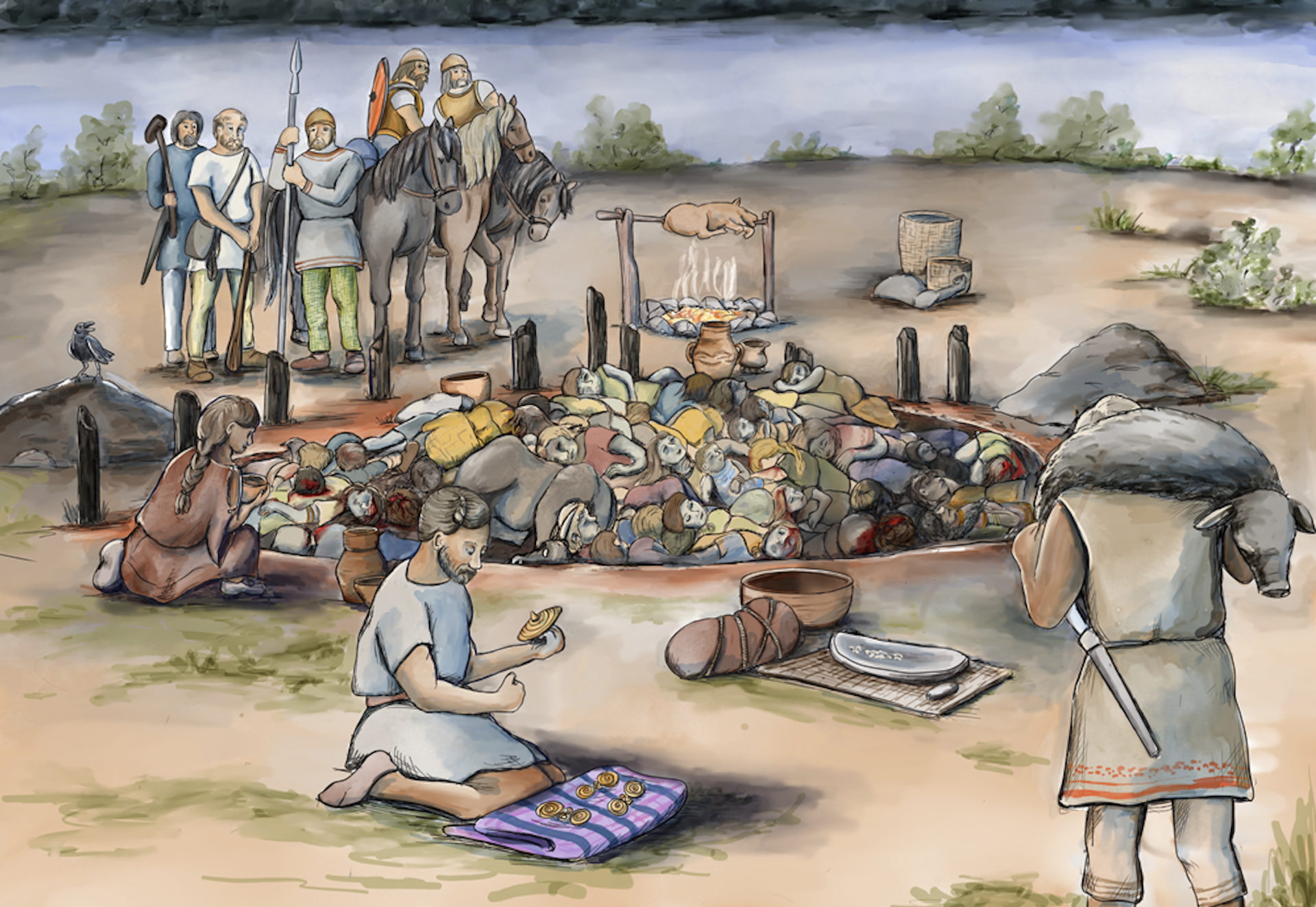 A 2,850-year-old mass grave in Serbia reveals a shift in prehistoric violence