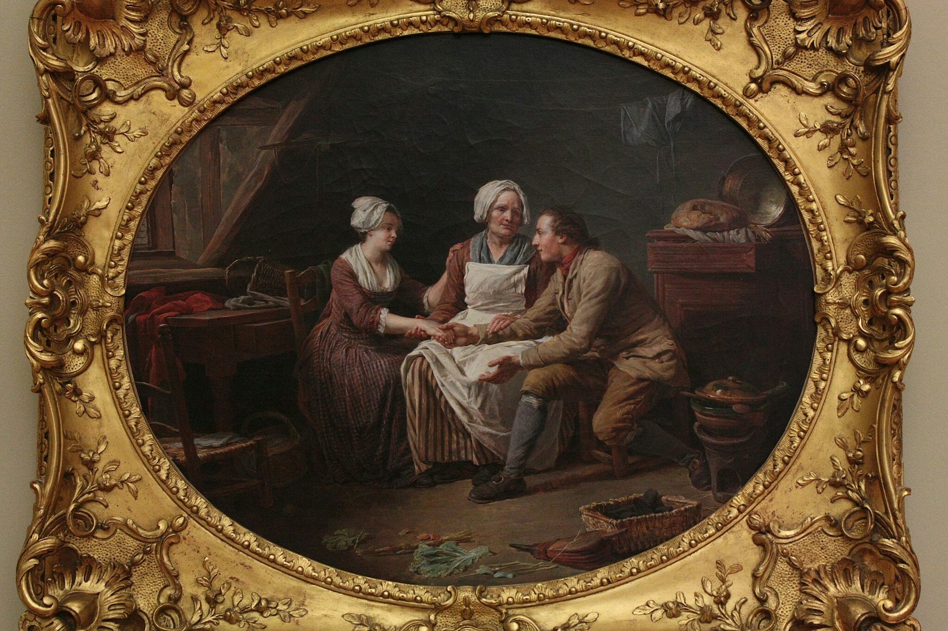Les Accords ou La Promesse approuvée de Nicolas-Bernard Lépicié, 1774