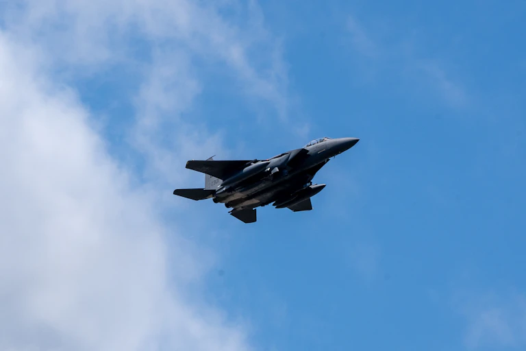 Um caça F-15E