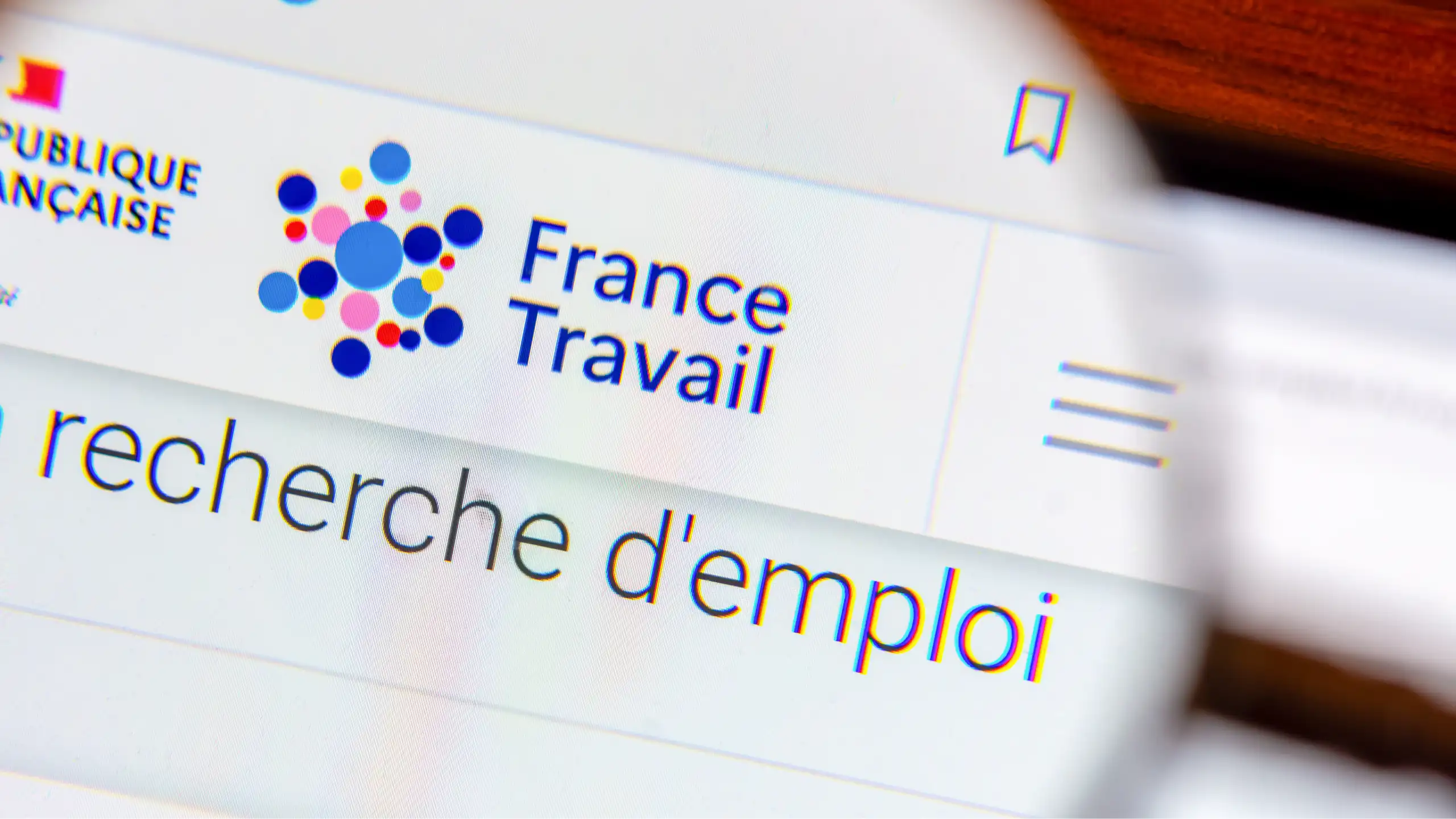 Capture d’écran de France Travail