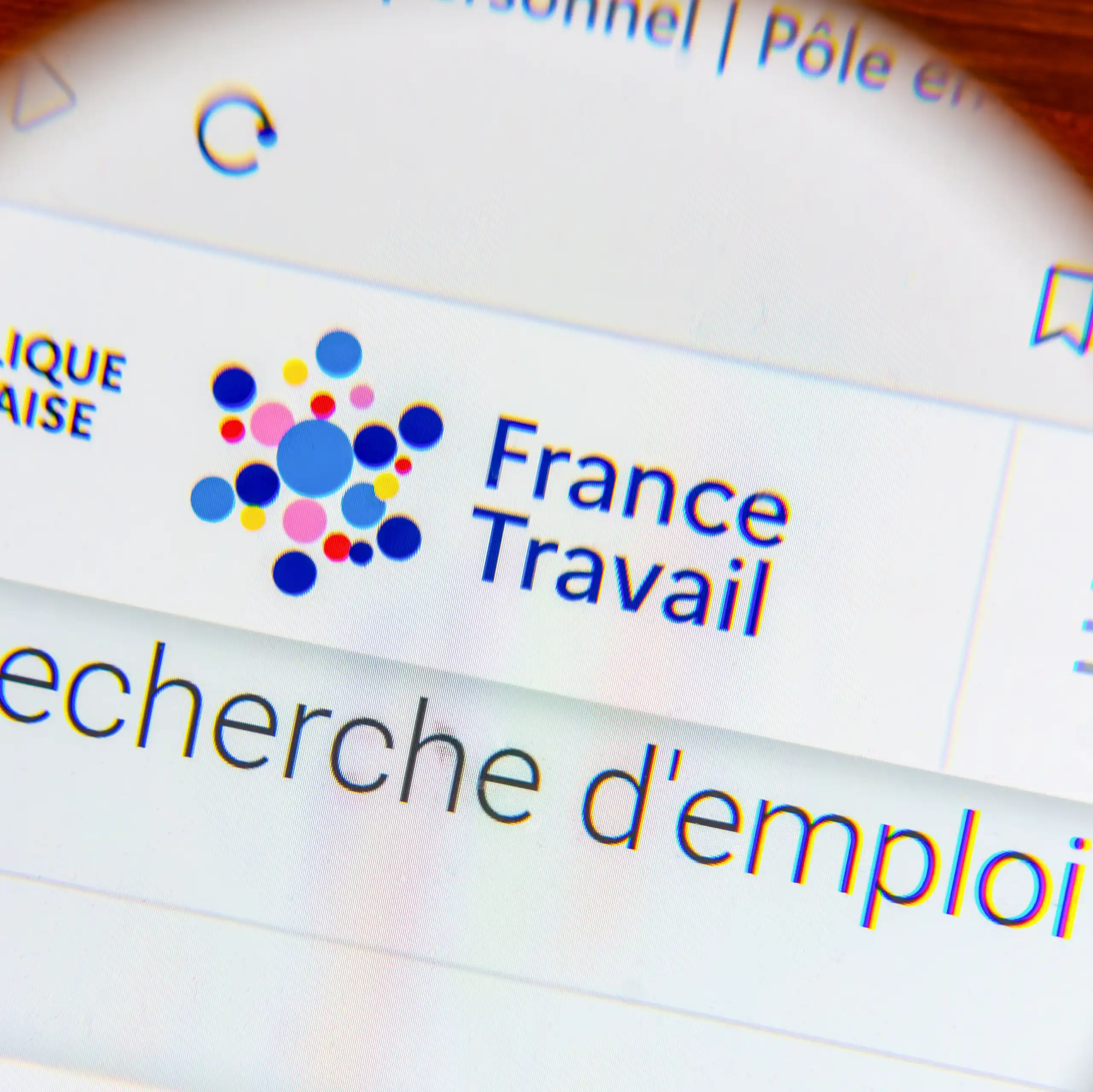 Capture d’écran de France Travail