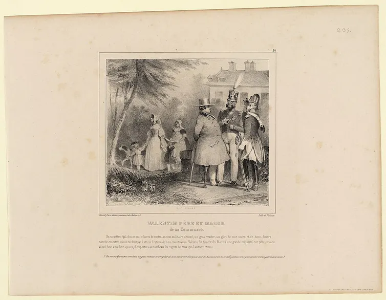 Valentin, père et maire de sa commune (1837)