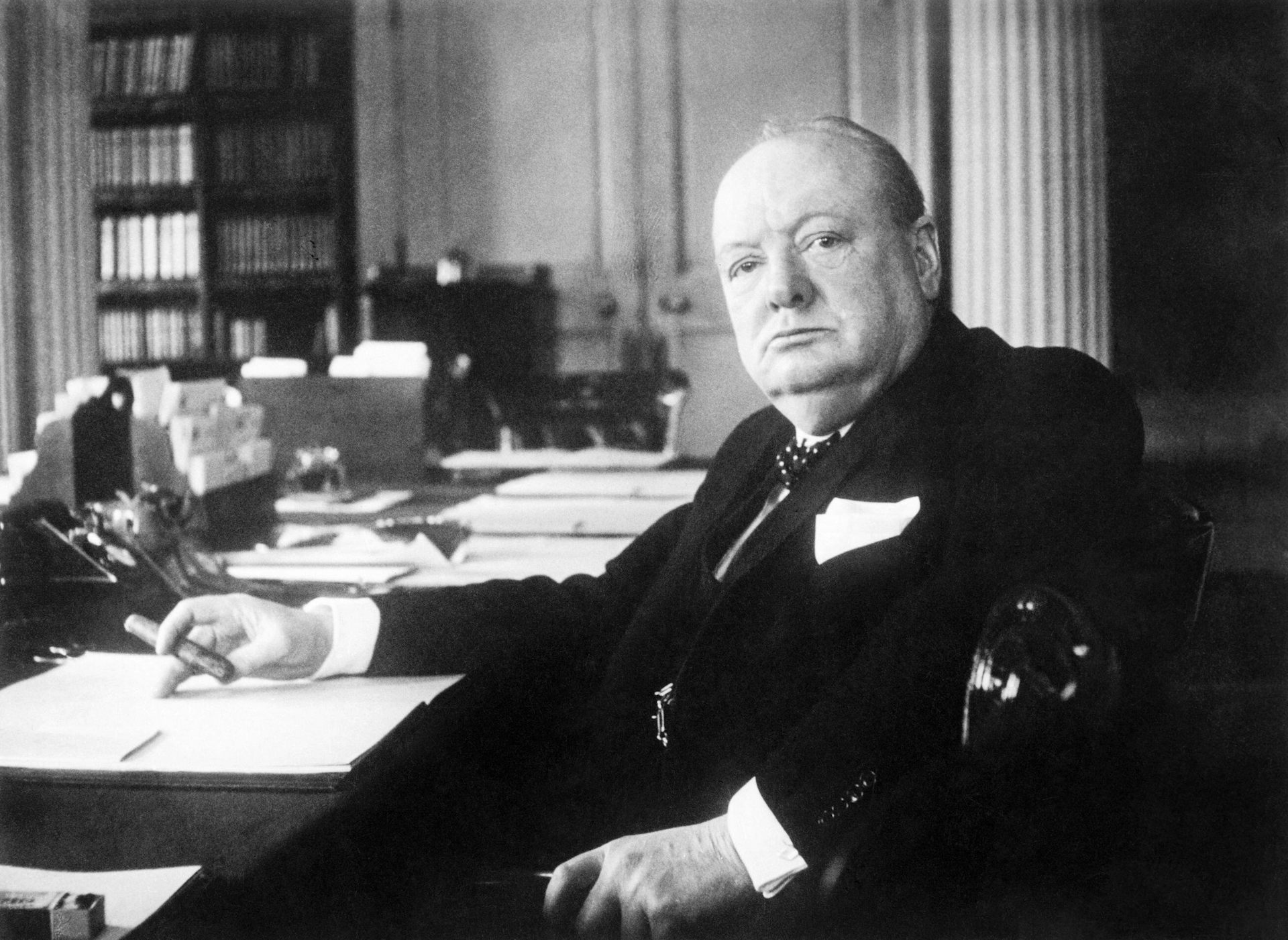 Winston Churchill.