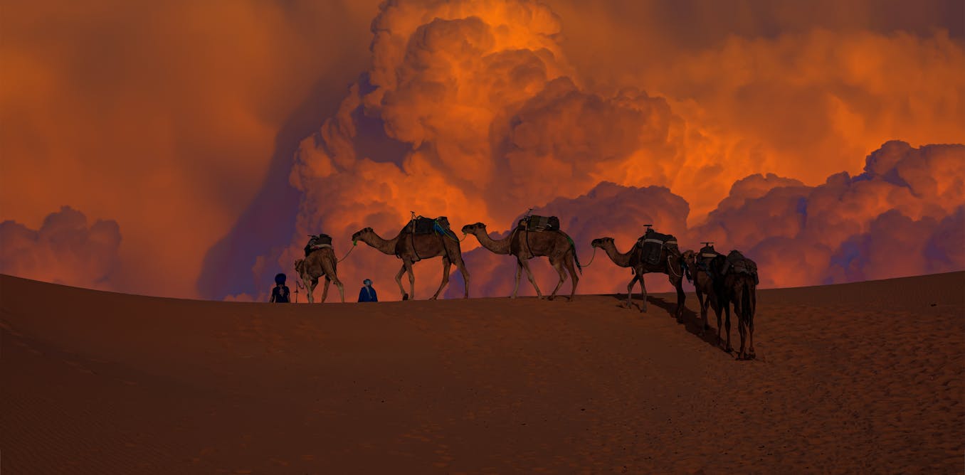 Most Saharan dust is generated by ‘hidden thunderstorms’ high above the desert Most Saharan dust is generated by ‘hidden thunderstorms’ high above the desert