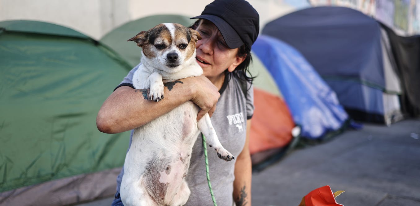 A pet-friendly homeless shelter pilot reduced the rate of homelessness among the people it helped in California A pet-friendly homeless shelter pilot reduced the rate of homelessness among the people it helped in California