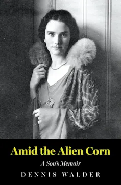 A book cover featuring a vintage black and white photo of a dark-haired woman.