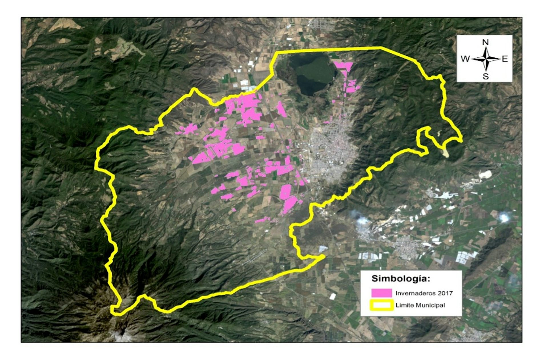 Mapa creado usando SIG