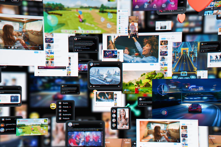 Multiple varied screens.