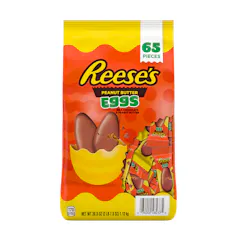 Package of Reese's peanut butter eggs