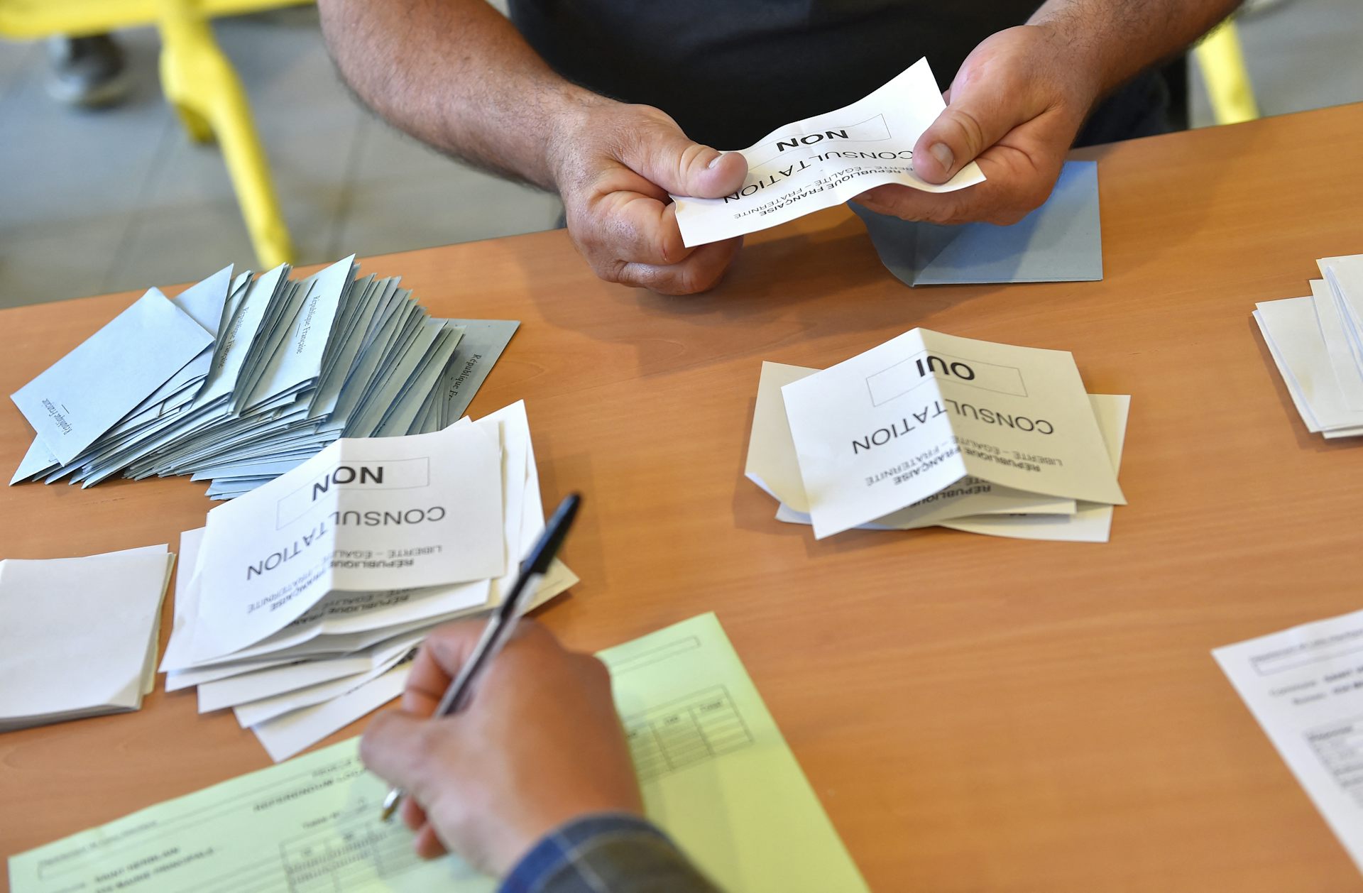 image de bulletins de votes