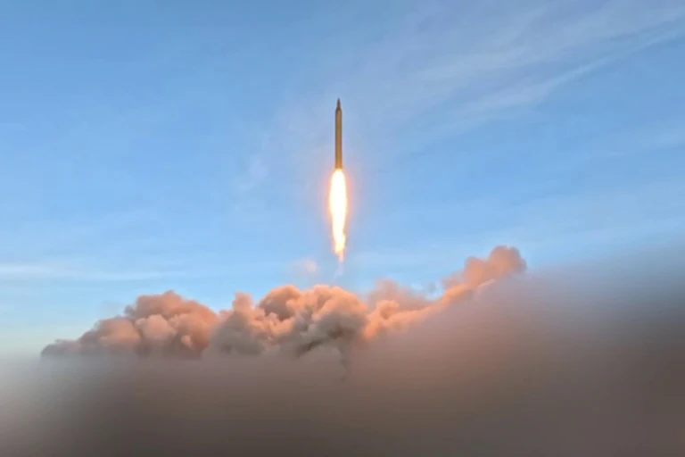 Un tir de missile iranien