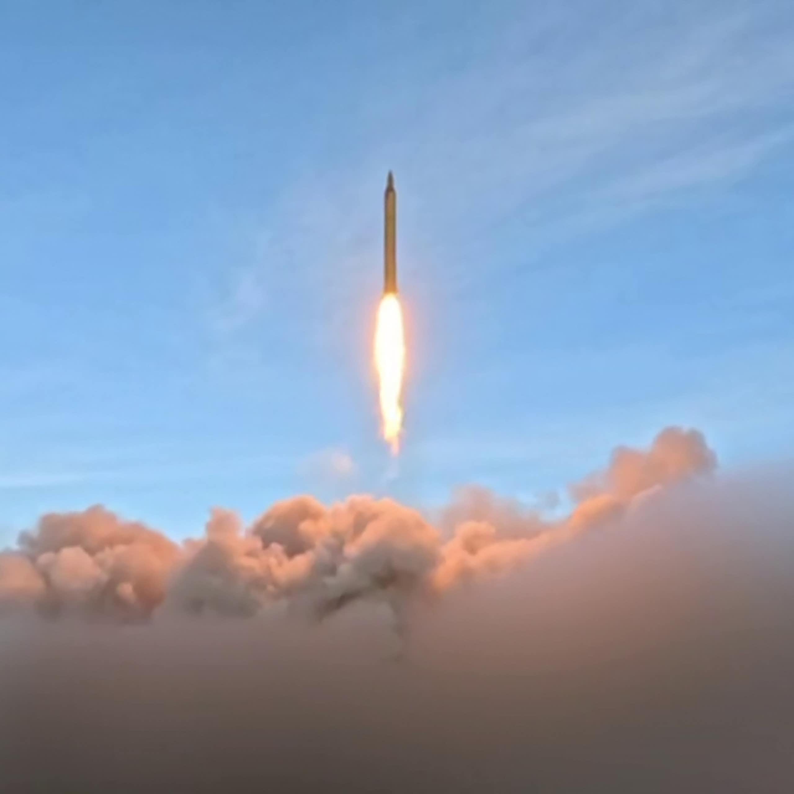 Un tir de missile iranien