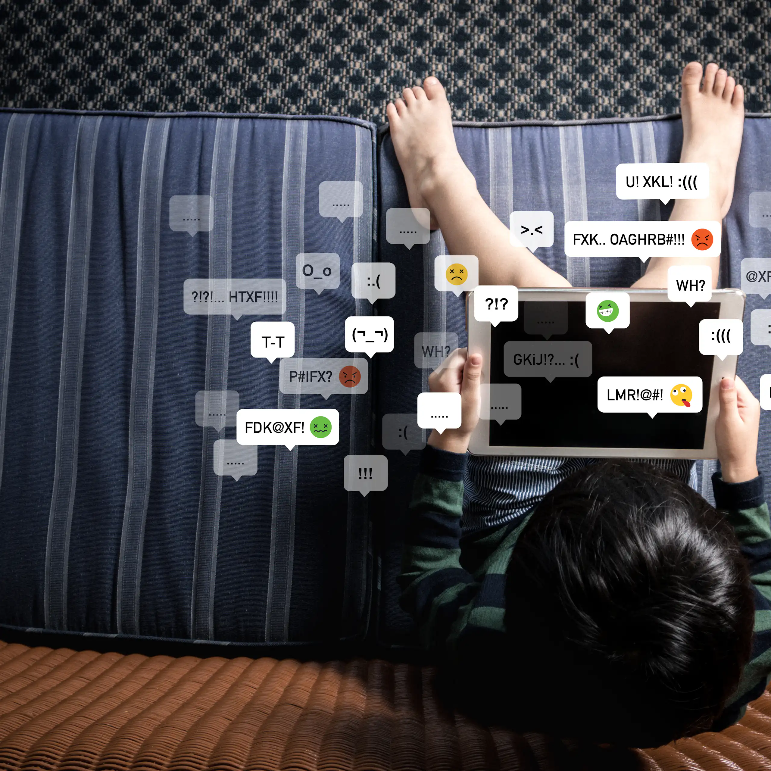 Anak-anak rentan terpapar konten berisiko di media sosial.