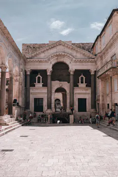 You can still visit Diocletian’s palace in Split, Croatia, today.
