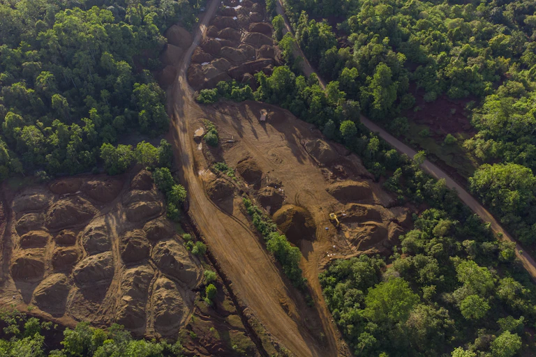 Un site d’extraction de nickel