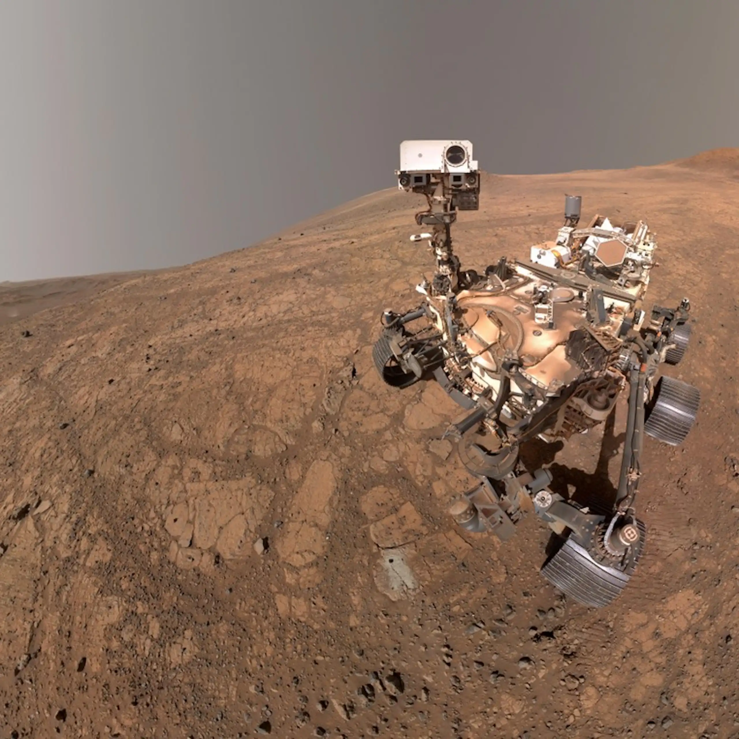 Le rover Perseverance sur Mars