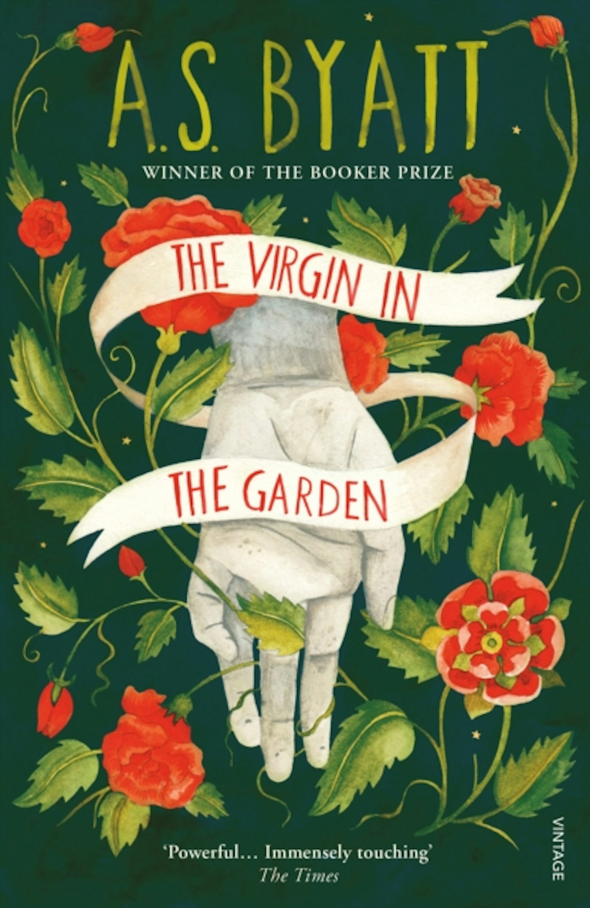 Book jacket for The Virgin in the Garden by A.S. Byatt