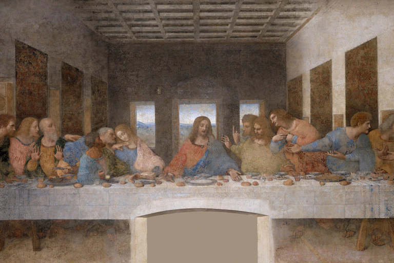 Fresc del Sant Sopar de Leonardo da Vinci.