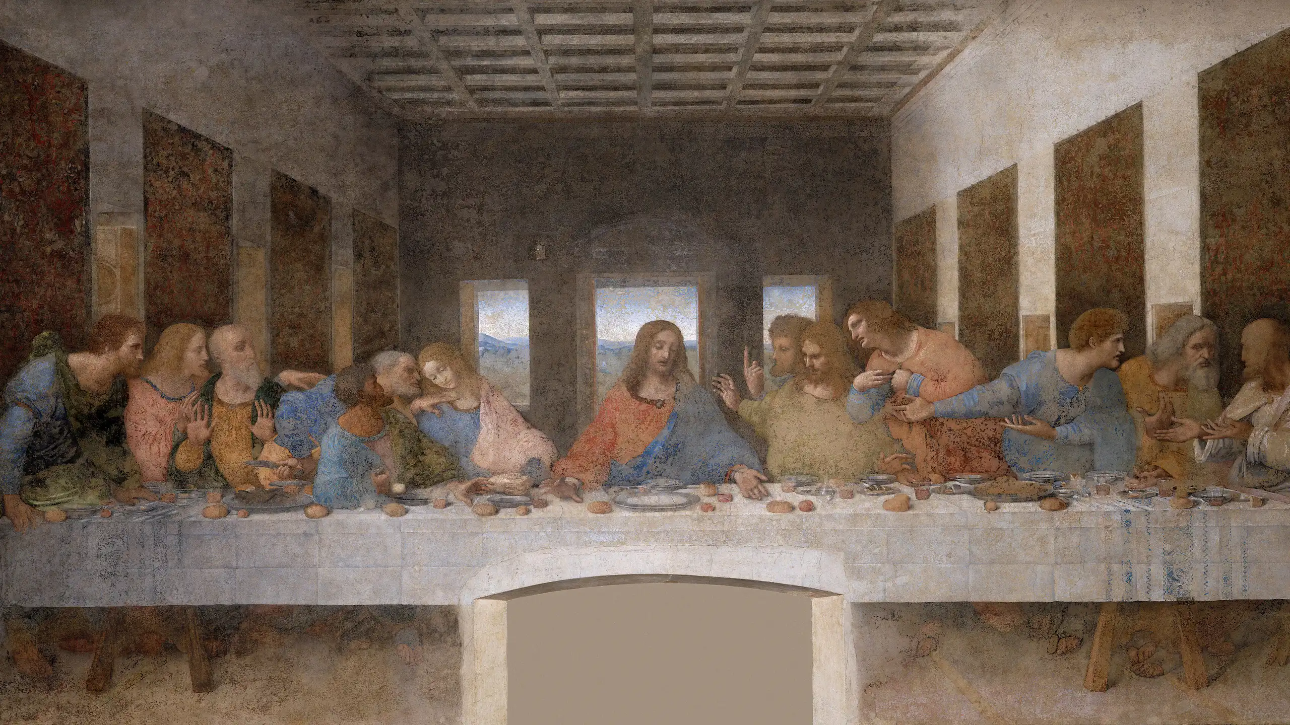 Fresc del Sant Sopar de Leonardo da Vinci.