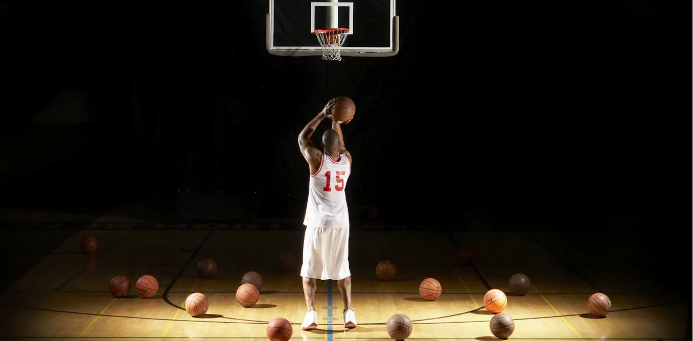 Why do basketball players miss shots they’ve made a thousand times before? Neuroscience has an answer