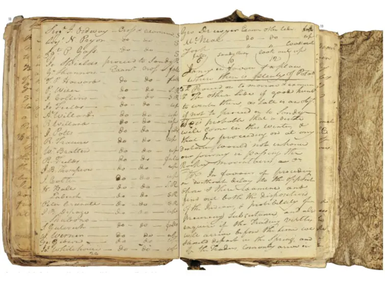 a photo of a journal scrawled with cursive handwriting
