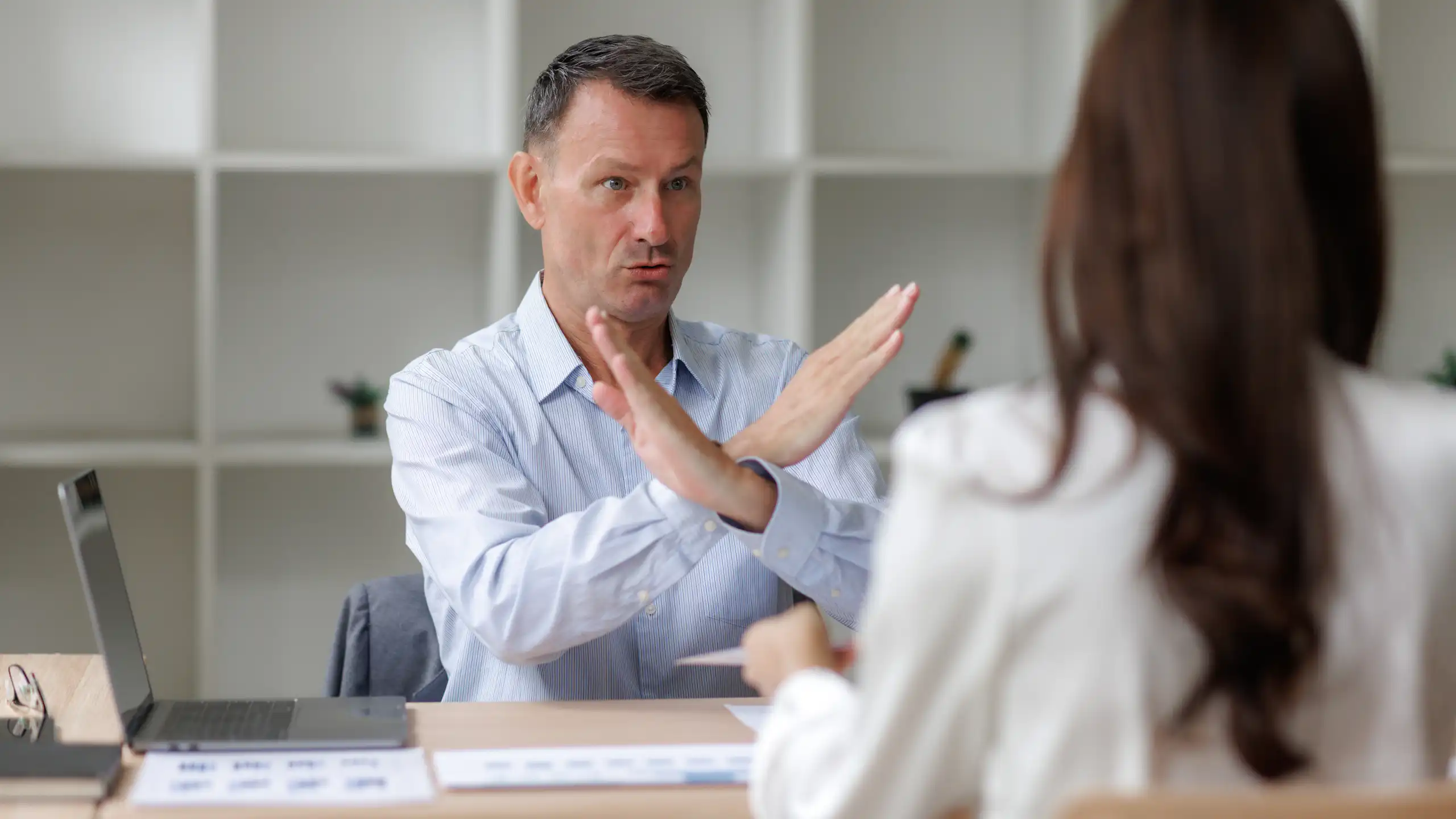 Refus lors d'un entretien