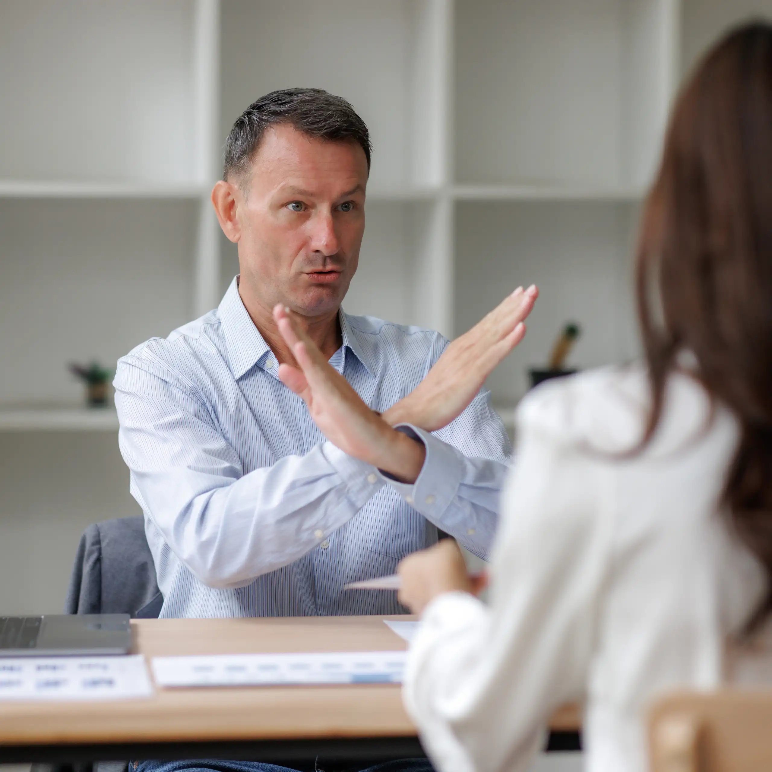 Refus lors d'un entretien