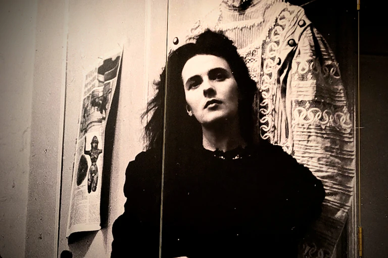 Black and white photo of Leonora Carrington