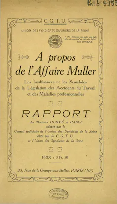 Marcel Miller, Luigi Mangione: the crossed destinies of 2 boss assassins 1 On the Muller Affair, pamphlet of the General Confederation of United Labour, January 1923.