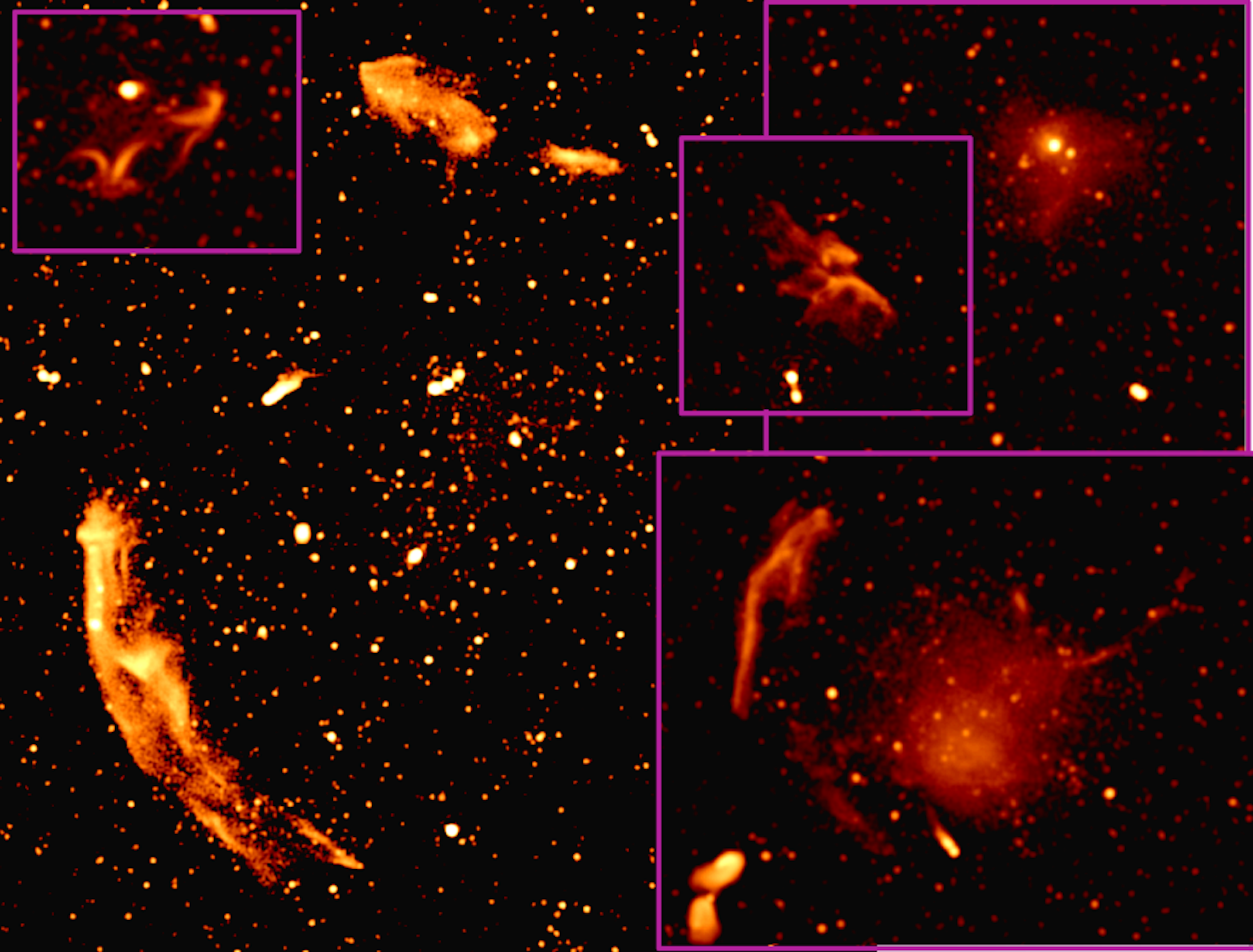 South Africa’s MeerKAT telescope is mapping previously invisible spaces between galaxies – and it’s found 60 new cosmic structures