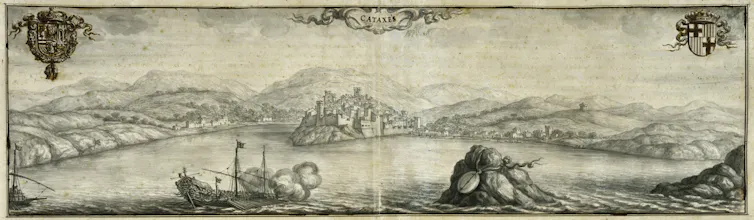 Pier Maria Baldi, Vista de Cadaqués, 1668.