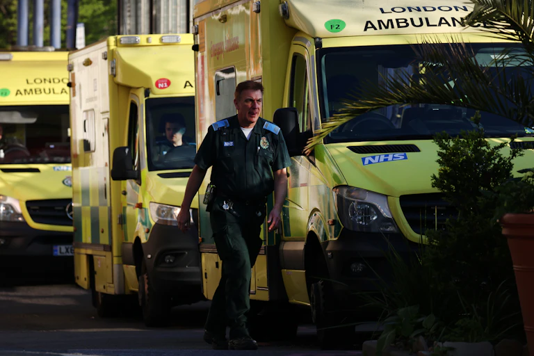 London ambulances.