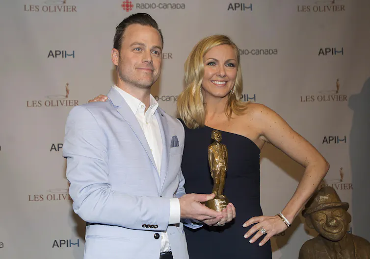 Véronique Cloutier et Louis Morissette au Gala des Olivier