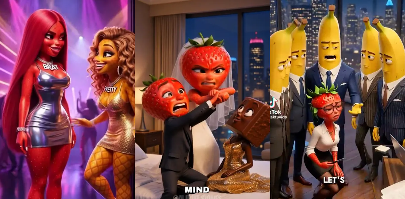 Unethical brain rot: why are millions watching AI fruits have affairs on TikTok?