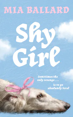 book cover - Shy Girl - with sad dog