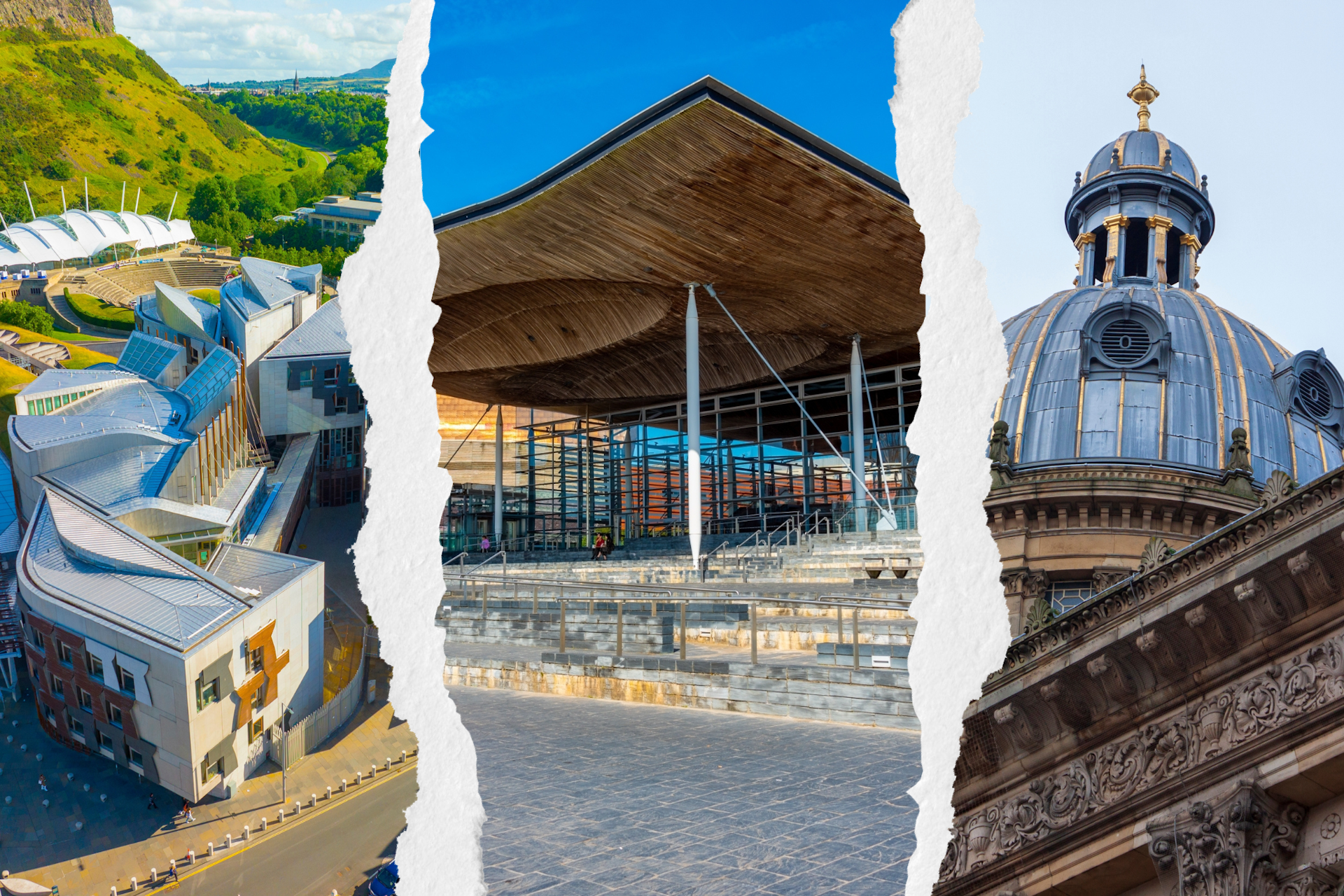 Scottish Parliament, Senedd Cymru, Birmingham Council dome