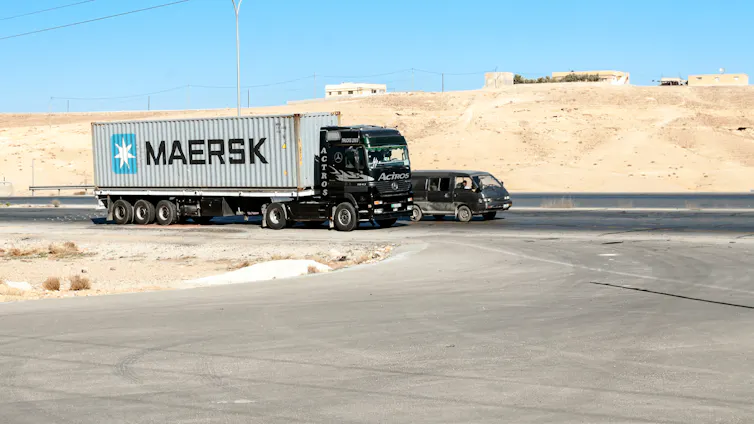 Camion en Jordanie