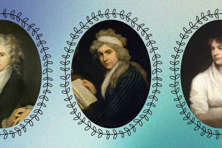 Three portraits of Mary Wollstonecraft