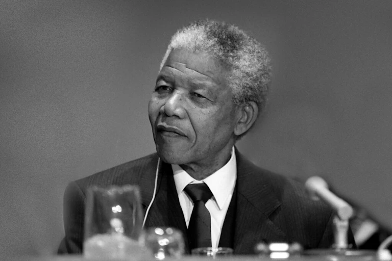 Black and white photo of an elderly man, head and shoulders