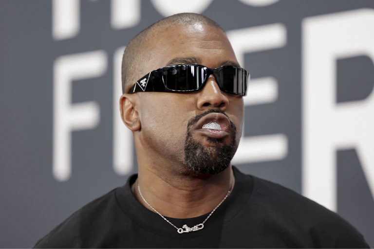 Photograph of Kanye West, or 'YE'.