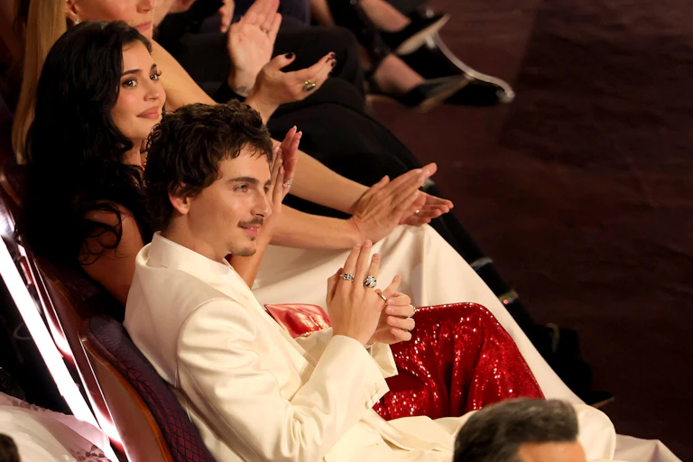 Timothée Chalamet aux Oscars 2026.
