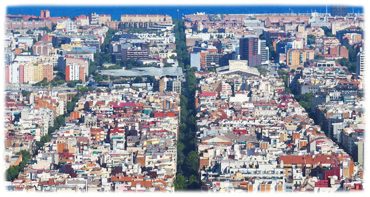 Fotografía de la ciudad de Barcelona