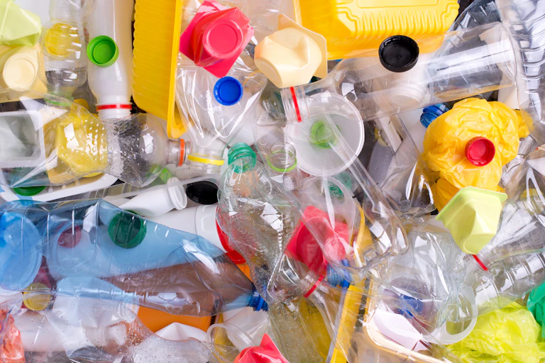 Plastic waste.