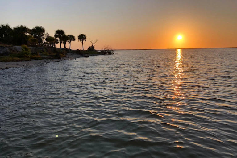 Mosquito Lagoon at sunset