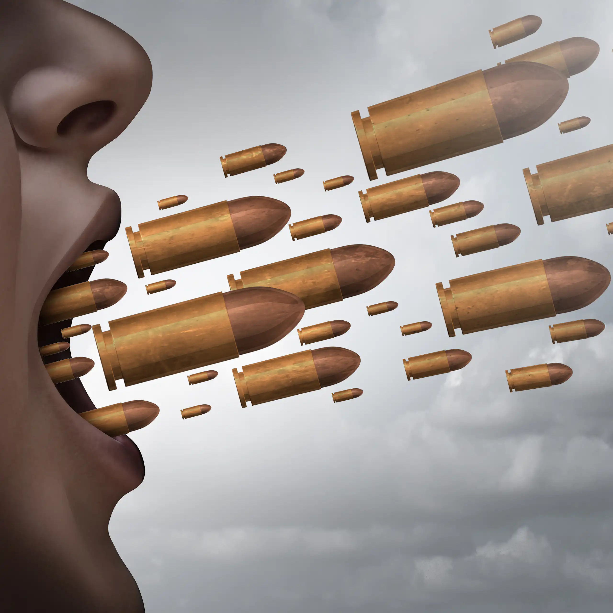 Quelqu'un qui "crie" des balles.