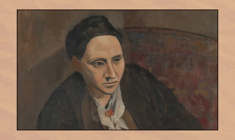 Gertrude Stein by Pablo Picasso.