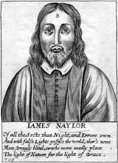 a man who looks like Jesus with a 'B' on his forehead